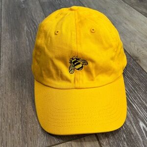Women's Embroidered Yellow Bee Cap